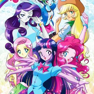 My Little Pony anime wallpaper