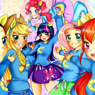 My Little Pony anime wallpaper