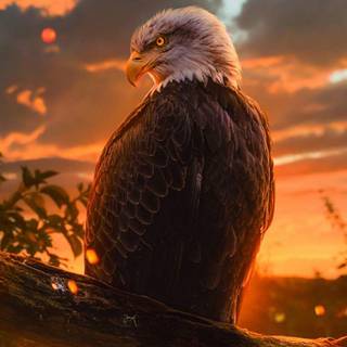 Eagle iPhone 4k wallpaper