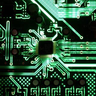 Printed circuit board wallpaper