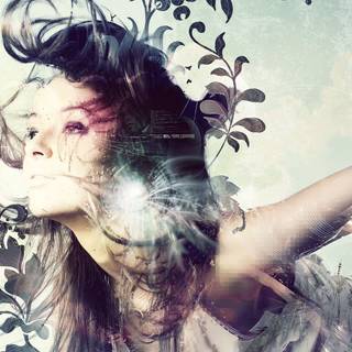 Abstract girl wallpaper