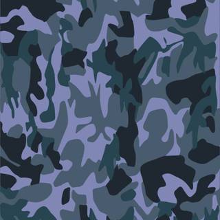 Blue camouflage wallpaper
