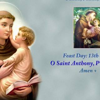 Saint Anthony of Padua wallpaper