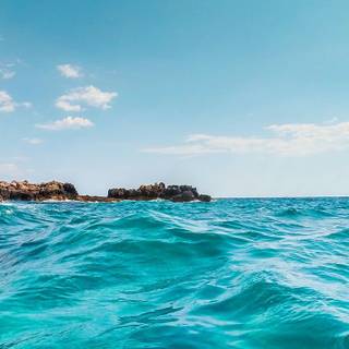 Preppy aesthetic beach wallpaper