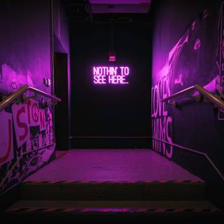 Dark neon 4k wallpaper