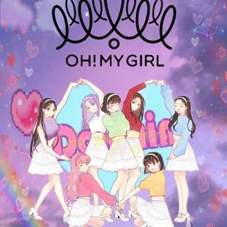 Dolphin Oh My girl wallpaper