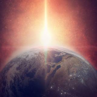 Galaxy Earth 4k wallpaper