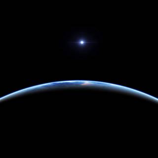 Desktop space 4k wallpaper