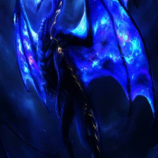 Glow dragons wallpaper