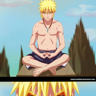 Naruto training wallpaper
