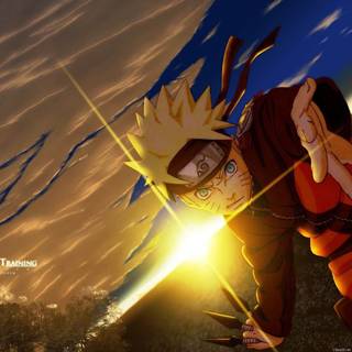 Naruto training wallpaper