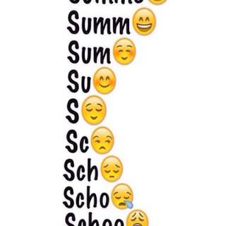 Emoji summer wallpaper