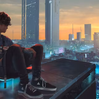 Cyber world wallpaper