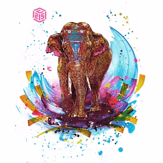 Elephant logo wallpaper
