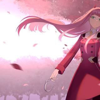 Zero Two 4k HD wallpaper