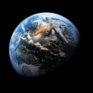 Space from Earth wallpaper