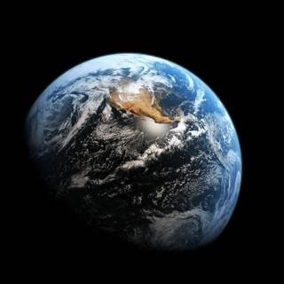Space from Earth wallpaper