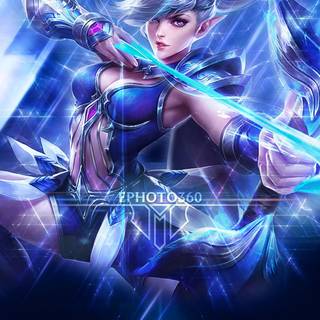 Kadita White Robin wallpaper