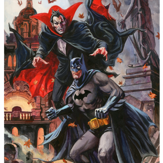 The Batman vs. Dracula wallpaper