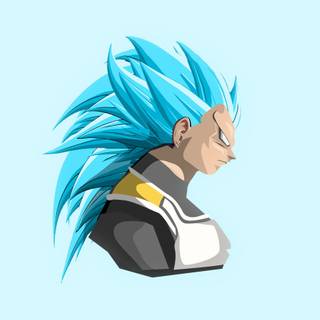 Vegeta minimalist wallpaper