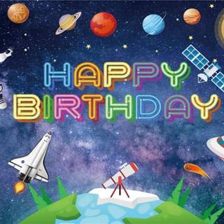 Cartoon astronaut wallpaper