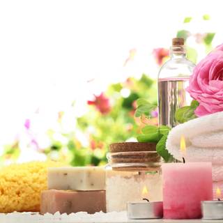 Relaxing spa wallpaper