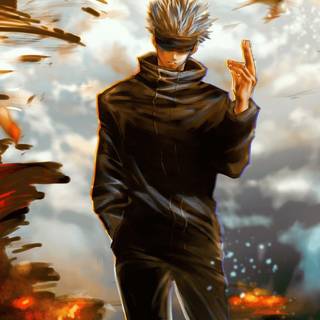 Gojo Saturu wallpaper