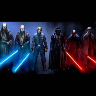 Luke Skywalker lightsaber desktop wallpaper