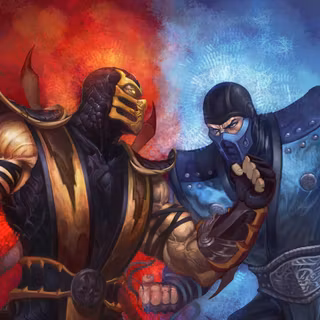 Scorpion and Sub Zero wallpaper