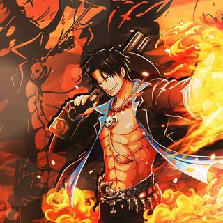 One Piece characters wallpaper