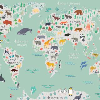 South Africa map wallpaper