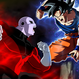 Goku vs Jiren 4k wallpaper