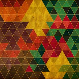 Triangular wallpaper