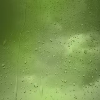 Green glass wallpaper