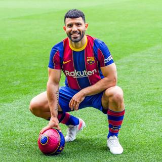 Kun Aguero Barcelona wallpaper