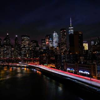 4k New York night wallpaper