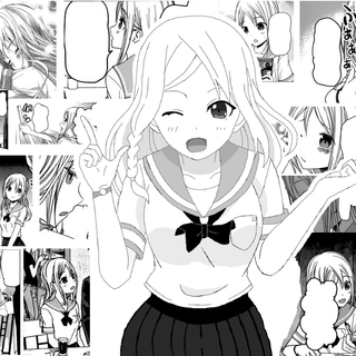 Manga black and white wallpaper