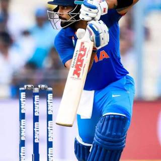 Virat Kohli batting wallpaper