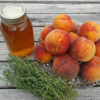 Honey peaches wallpaper