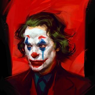 Joker drawing wallpaper