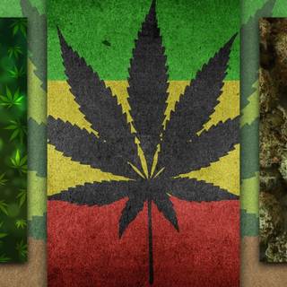 Weed flag wallpaper