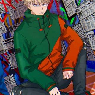 Bad boy Bakugo wallpaper
