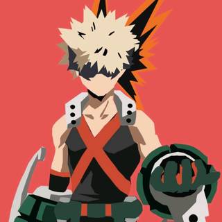 Bad boy Bakugo wallpaper