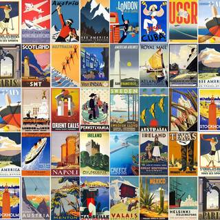 Travel poster wallpaper