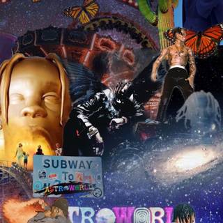Travis Scott album cover wallpaper