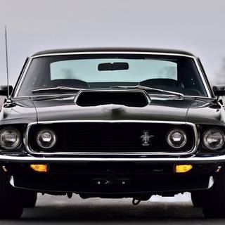 Black Mustang 4k iPhone wallpaper