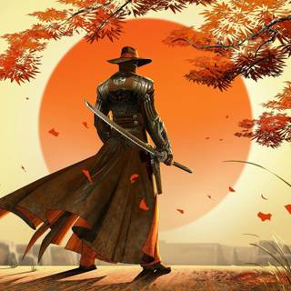 Samurai 4k PC wallpaper