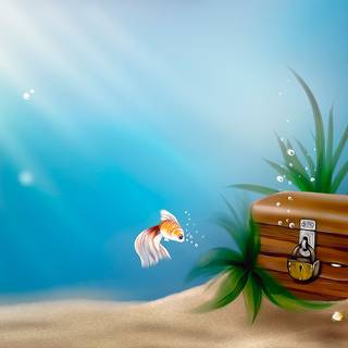 Treasure chest wallpaper