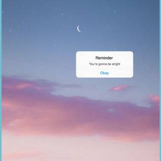 Aesthetic message wallpaper