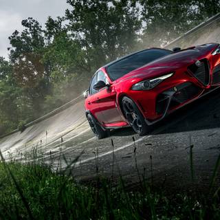 Alfa Romeo Giulia GTAM 2021 wallpaper